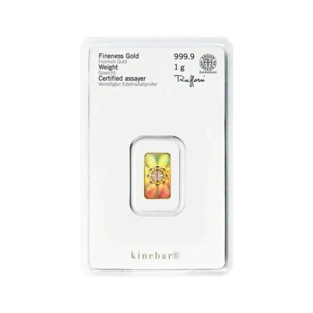 Sztaba złota ARGOR-HERAEUS/HERAEUS Kinebar 1 g