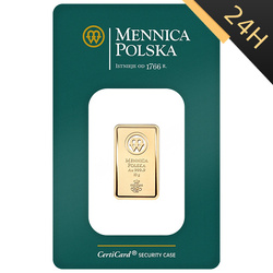 Sztaba złota Mennica Polska 10 g 24H