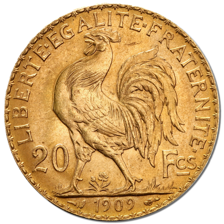 20 FRANKÓW FRANCJA MARIANNA I KOGUT 1899 -1914